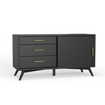 Flynn Small TV Console // Black