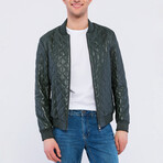 Sudan Leather Jacket // Green (L)