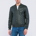 Sudan Leather Jacket // Green (XL)