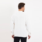 Notch Collar Button Up // White (S)