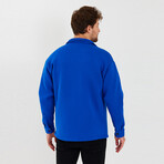 Oversize Three Thread  Shirt Jacket // Sax (S)