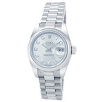 Rolex Ladies Datejust Platinum President Diamonds Automatic // K Serial // 179166 // Pre-Owned (K Serial)