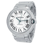 Cartier Ballon Bleu Diamonds Midsize Automatic // WE96006Z3 // Pre-Owned