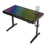 43" Music Sensing Glass Desk with RGB Light