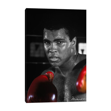 Muhammad Ali In Training // Muhammad Ali Enterprises (12"W x 18"H x 1.5"D)