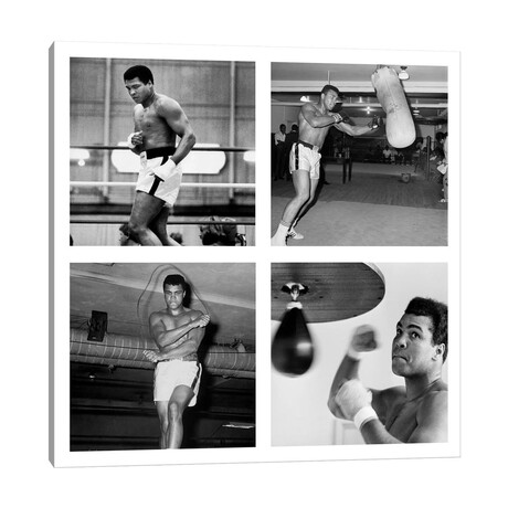 Muhammad Ali Punching Bag // Muhammad Ali Enterprises (12"W x 12"H x 1.5"D)