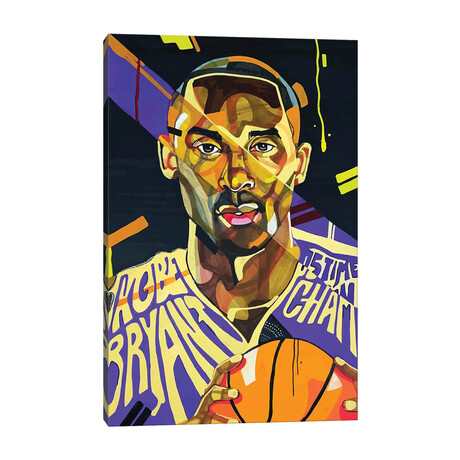 Kobe Bryant // Domonique Brown (12"W x 18"H x 1.5"D)