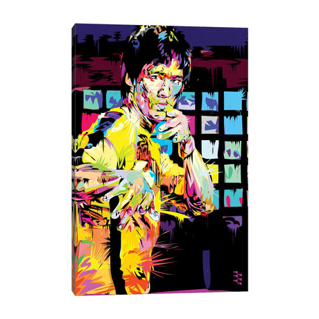 Bruce Lee I // TECHNODROME1 (12"W x 18"H x 1.5"D)