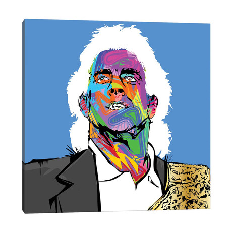 Ric Flair // TECHNODROME1 (12"W x 12"H x 1.5"D)