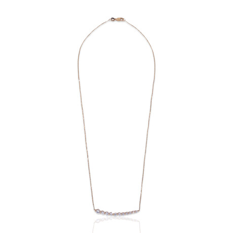 Fine Jewelry // 18K Yellow Gold Diamond Necklace // 17.5" // New