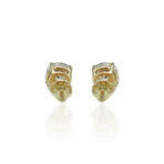 Fine Jewelry // 14K Yellow Gold Diamond Stud Earrings // New