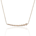 Fine Jewelry // 18K Yellow Gold Diamond Necklace // 17.5" // New
