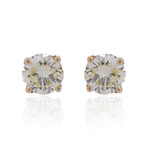 Fine Jewelry // 18K Yellow Gold Diamond Stud Earrings IV // New