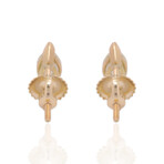 18K Yellow Gold Diamond Stud Earrings III // New