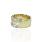 Fine Jewelry // 18K Yellow Gold Diamond Ring // Ring Size: 7.25 // New