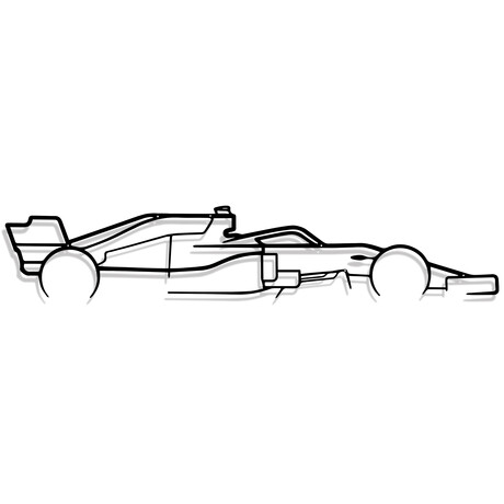 Iconic Car Silhouette // F1