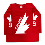 Bobby Hull Autographed // Red Team Canada Jersey