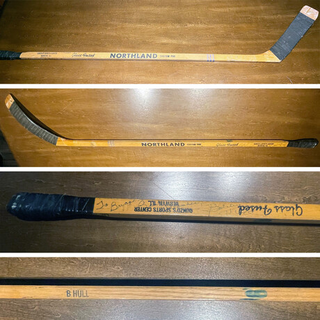 Hull's NHL Record Breaking Game Used Stick 1969 // First 50 Goals in 4 Seasons