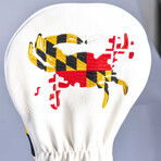 Maryland State Flag // Driver Cover // Yellow + Black + White + Red