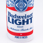 Budweiser Light // Driver Cover // Red + White