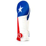 Texas Lone Star // Driver Cover // Red + White + Blue