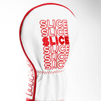 Slice // Driver Cover // White + Red
