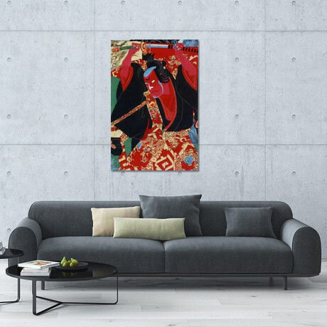 Samurai Painted Red Print by Unknown Artist