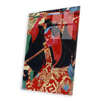 Samurai Painted Red Print // Unknown Artist (16"H x 24"W x 0.25"D)