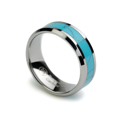 The Tortuga Ring // Silver + Turquoise (5)