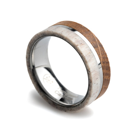 The Natural Ring // Ecru + Silver + Brown (5)