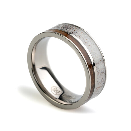 The Buck Ring // Silver + Brown (5)