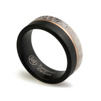 The Frontiersman Ring // Black + Ecru + Gold (10)