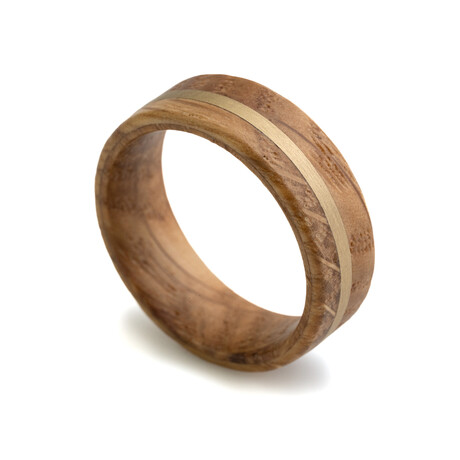 The Whiskey River Ring // Brown + Gold (5)