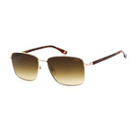 Men's BW0025-D Sunglasses // Gold + Brown