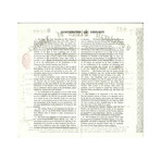 1883 Post-Civil War dated $5,000 Scrip Certificate - Confederate States of America