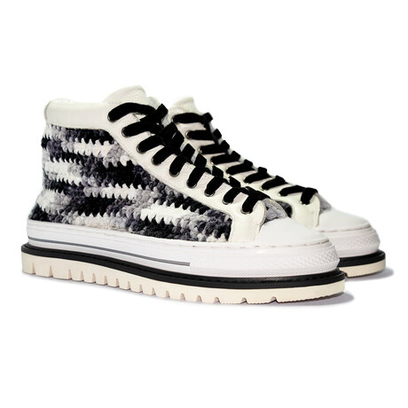 Onyx Sneaker // Black + White + Gray (US: 9)