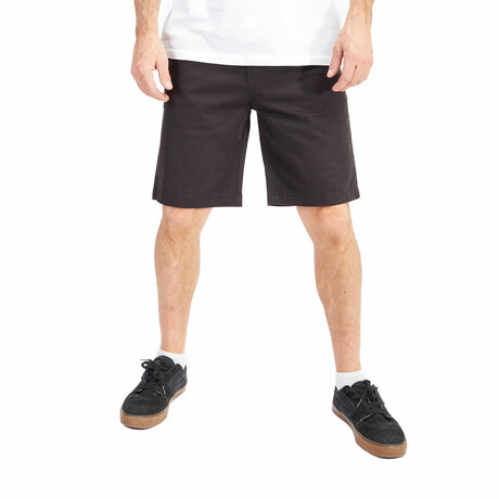 Stretch Twill Walking Shorts // Black (S)