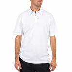 Short Sleeve Jersey Polo // White (L)