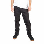 Skinny Fit Twill Pants 4 Pockets // Black (2XL)