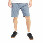 4 Pockets Hybrid Pull-On Shorts // Navy (M)