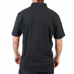 Short Sleeve Jersey Polo // Black (S)