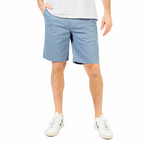 Stretch Twill Walking Shorts // Blue (L)