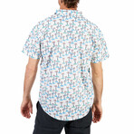 Palm Tree AOP Short Sleeve Shirt // Print (L)