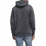 Long Sleeve Popover Hoodie // Heather Charcoal (L)