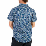 AOP Short Sleeve Shirt // Navy (XL)