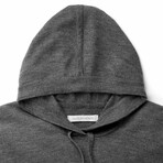 Morro Merino Sweater Hoodie // Heather Charcoal (XL)