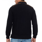 Specter Zip Up Sweatshirt // Black (3XL)