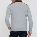 Specter Zip Up Sweatshirt // Gray (S)