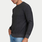 Matachel Round Neck Sweatshirt // Anthracite (XL)