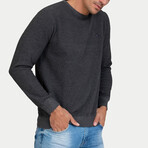 Matachel Round Neck Sweatshirt // Anthracite (XL)